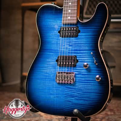 Suhr Custom Shop Classic T Electric Guitar - Trans Whale Blue Burst image 1
