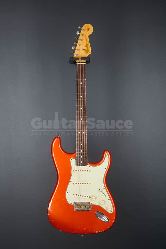 Fender Custom Shop Limited Edition 64 Stratocaster Candy Tangerine Red 2009 Used (COD 29UG) image 1