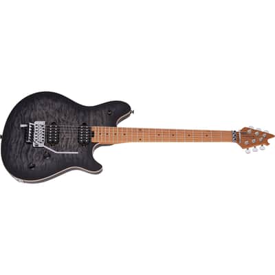 EVH Wolfgang Special QM with Baked Maple Fingerboard - Charcoal Burst image 5
