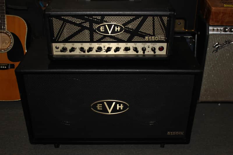 EVH 5150 III EL34 3-Channel 50-Watt Guitar Amp Head with matching 2x12 CAB image 1