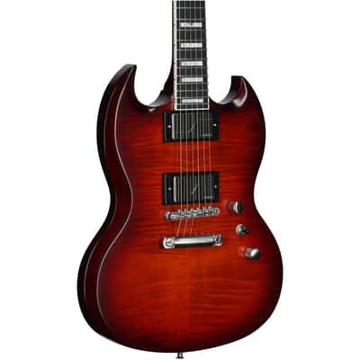 Epiphone SG Prophecy Electric Guitar, Aged Bengal Tiger Burst image 8