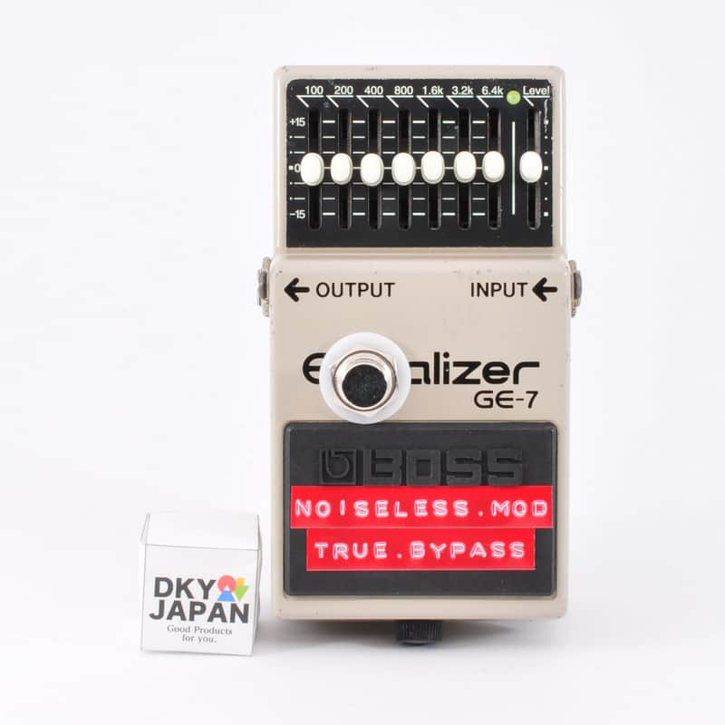 Boss GE-7 Modified True Bypass & Noiseless Equalizer Made In Taiwan 2002 Used From Japan #NQ47944 image 1