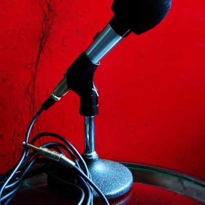 Vintage 1970's Shure 565SD Switchable Cardioid Dynamic Microphone Hi Z w accessories 565 566 565D6 image 1