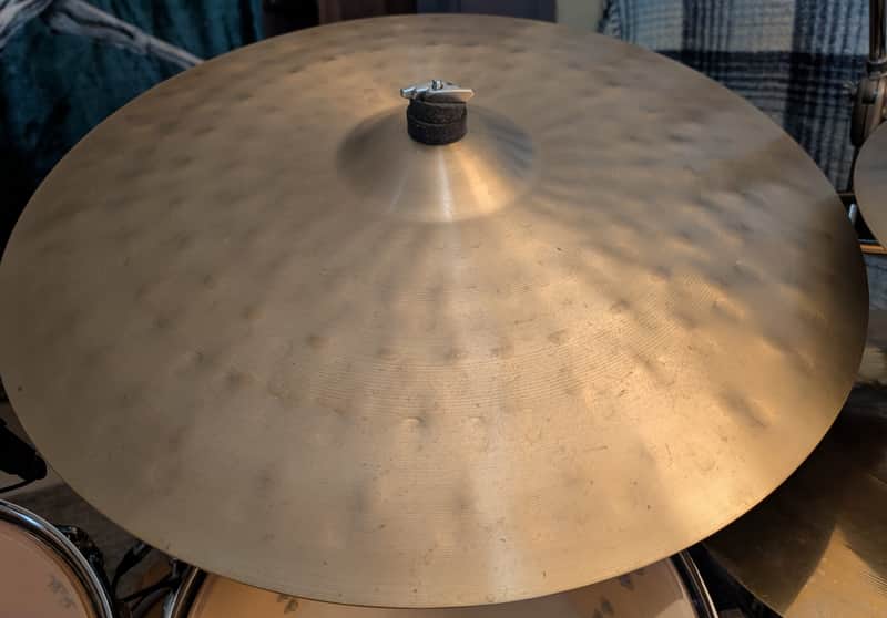 24" Sabian Vault HHX 3114 Grams Ride Based on the 20" Legacy with Raw Band Below Crash It! Clean Bell 🔔 Prototype 2010s - Natural Traditional image 1