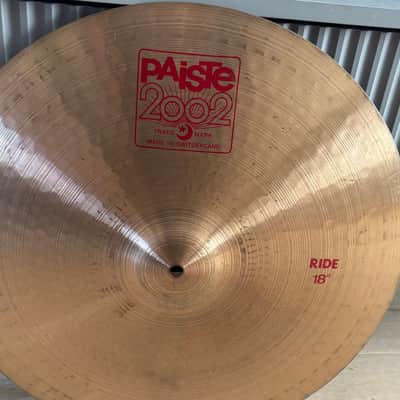 Paiste 18" 2002 Ride Cymbal 1980 - 1989 - Traditional image 2