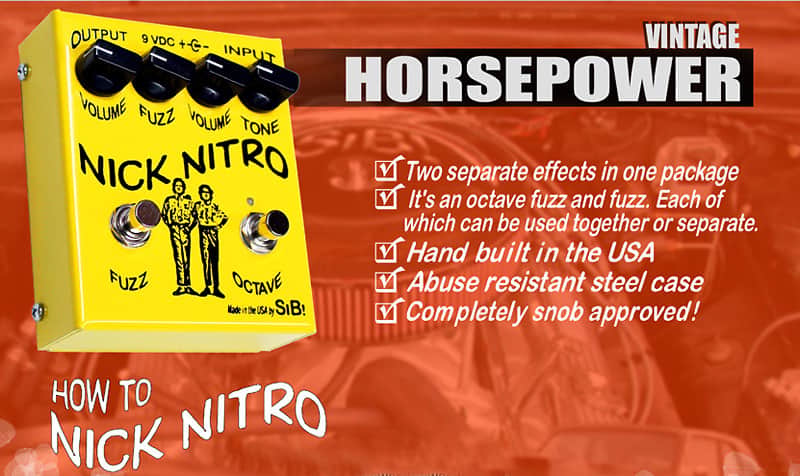 SIB Electronics Nick Nitro Octave Fuzz | Reverb