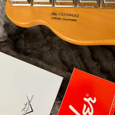 (Garland, TX) Fender Britt Daniel Telecaster Thinline 2023 - Amarillo Gold image 10
