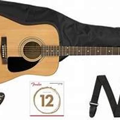 Fender FA-115 Full Size Dreadnought Spruce Top Acoustic Guitar Pack - Bundle image 2