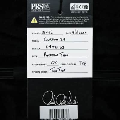 PRS Custom 24 w/ 10-Top & DMO Pickups- Custom Color 2026 (0423163) image 16