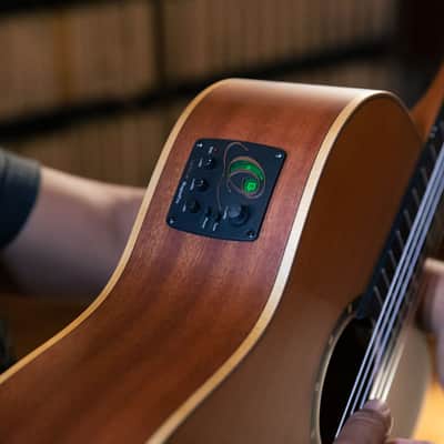 Ortega RCE131 Family Series Pro Solid Cedar Top Mahogany Neck Cutaway Nylon 6-String Classical Acoustic-Electric Guitar w/Gig Bag image 22