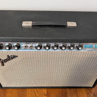 Fender Deluxe Reverb / 1974 / New Caps / Original Footswitch and Speaker / RCA Tubes / Super Clean image 3