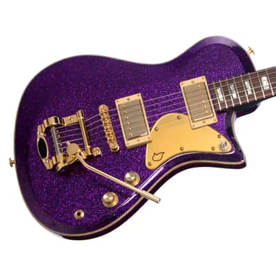 Diego Vila Custom Guitars Zonda Guitar "Lauren Style"  - Royal Purple Sparkle - Custom Hand-Made Boutique Electric Guitar - NEW! image 3