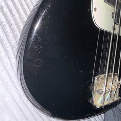 Squier Bullet Bass 1987 - Black - MIK Made in Korea P-Style Vintage Bass - First Year Squier by Fender image 12