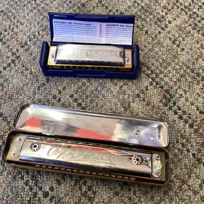 Opera (C) and Hohner (Db) Harmonica set image 2