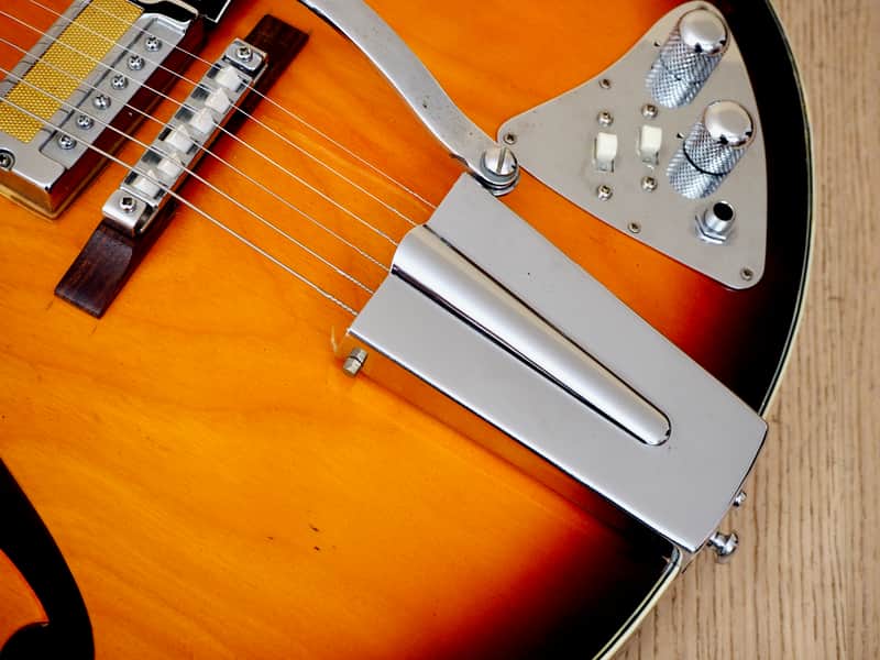 1960s Guyatone SG-12T Vintage Electric Guitar w/ Gold Foil Pickups