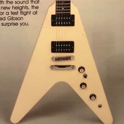 Gibson Flying V 83 Dealer Sheet 1983 image 1