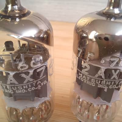 NOS MATSUSHITA ecc83 12AX7  60's matched pair Made in Japan first quality preamp execellent  Mullard subsitute Bild 8