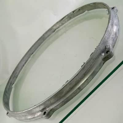 Gretsch 16"Die-Cast Raw Unfinished NOS 8-Lug Floor Tom Drum Rim Hoop Vintage 60s image 2