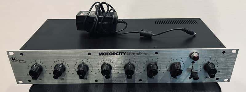 Heritage Audio MotorCity EQualizer 7-Band Graphic Equalizer 2021 - Present - Silver image 1