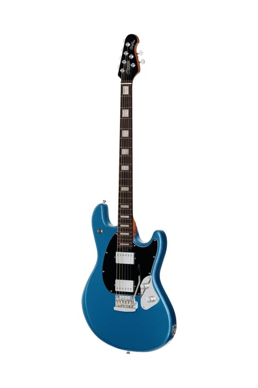 Sterling StingRay Baritone Electric Guitar - Toluca Lake Blue image 1
