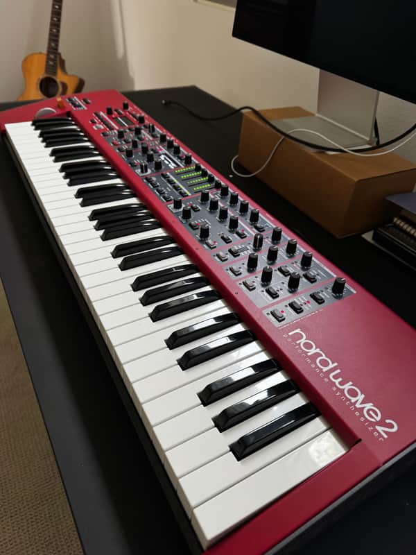 Nord Wave 2 61-Key 48-Voice Polyphonic Synthesizer 2013 - 2022 - Red image 1