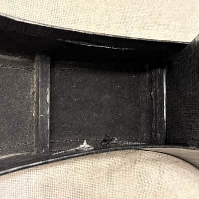 Vintage 1960’s Silver Black Faux Tweed Offset Guitar Case Harmony Silvertone Kay Supro Airline image 21