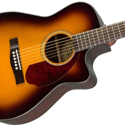 Fender CC-140SCE Concert Acoustic-Electric Sunburst w/Hard Case image 4