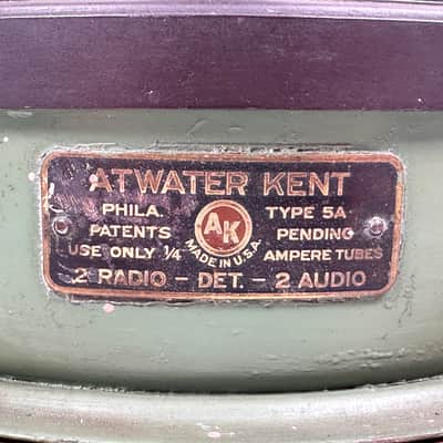 Atwater Kent Model 5 1920 Tube Radio image 6