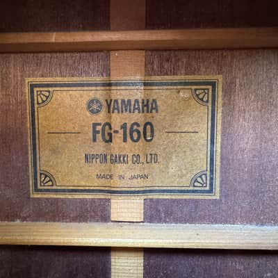Yamaha FG-160 1973 Nippon Gakki MIJ Tan Label image 22