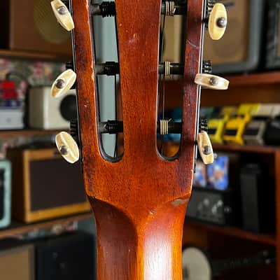 1920s Slotted Headstock Parlor Acoustic | Solid Brazilian Rosewood Back & Sides | Spruce Top | Ebony Fingerboard image 18