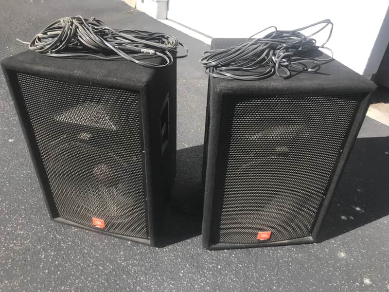 JBL JRX100 Passive PA Speakers - 2 Speakers for sale+ cable.  Sale Benefits Music Education Nonprofit! image 1