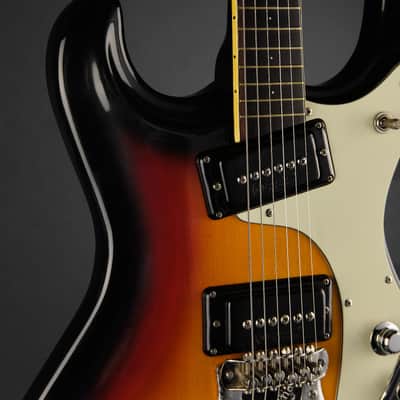 1990s Mosrite Super Custom '65 'The Ventures' Model Sunburst image 10