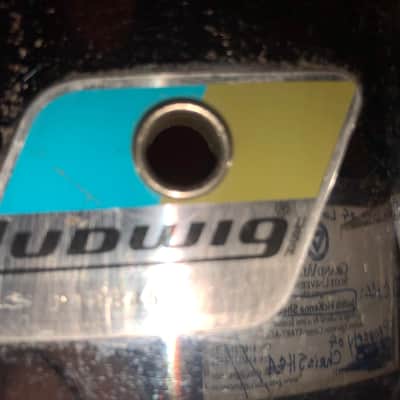 Lidwig Coliseum Chrome over wood 1979 snare drum image 2