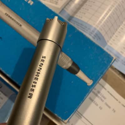 Mint vintage Sennheiser MKH 105 in original box and papers image 11