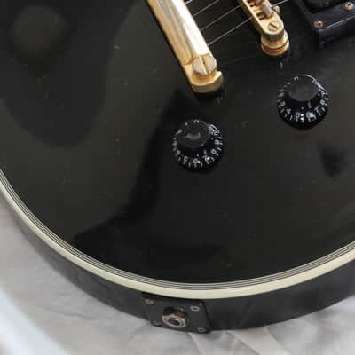 2010 Epiphone Tak Matsumoto Signature DC Les Paul Custom Electric Guitar - Ebony Finish + OHSC image 3