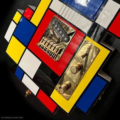 Custom Mondrian Tele by Conner Guitart image 2