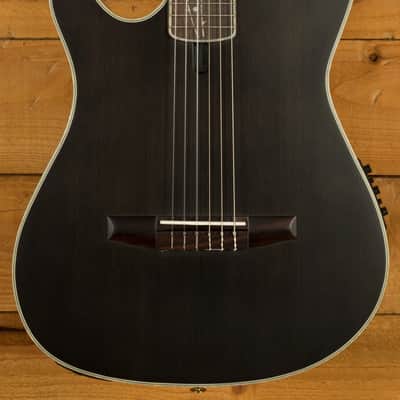 Ibanez TOD10NL Tim Henson/Polyphia Electro-Nylon - Rosewood - Transparent Black Flat - Left-Handed image 3