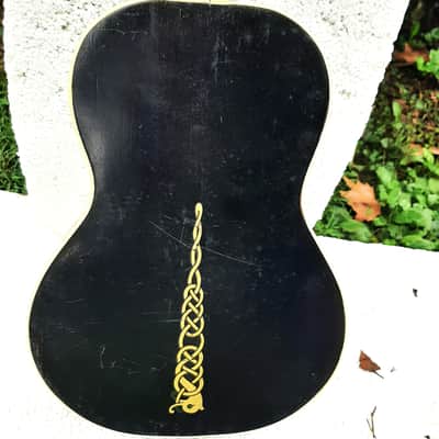 Regal Tenor Ukulele, 1920's-1930's, Black, Stencils, Canvas Gig Bag, Clean image 8