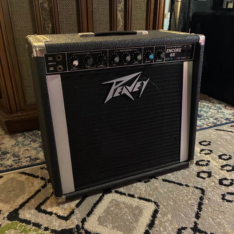 Peavey Encore 65 Vintage Tube Series 65-Watt 1x12" Guitar Combo 1980s - Black image 1