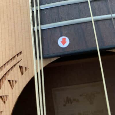 40 Inch Folk Acoustic Guitar, Red Pine Top Body, Mahogany Neck, Rosewood Fingerboard image 20