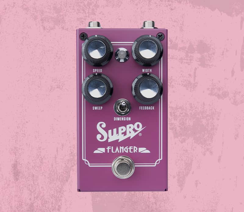 Supro 1309 Flanger Effects Pedal Purple image 1