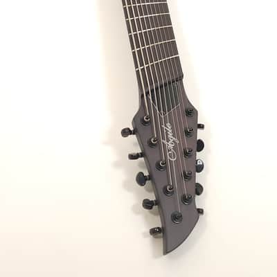Agile 10 String Left Handed Electric Guitar Pendulum Pro 102730 EB CA Charcoal Fan Fret Multi-Scale image 4