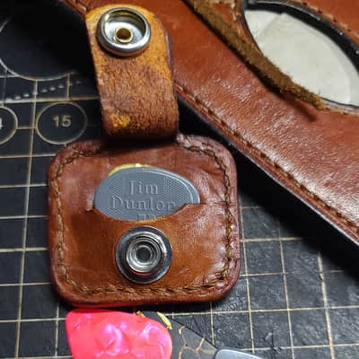 Oatmeal Edition - Handcrafted Full-Grain Leather Guitar Strap with Genuine Louisiana Alligator image 9