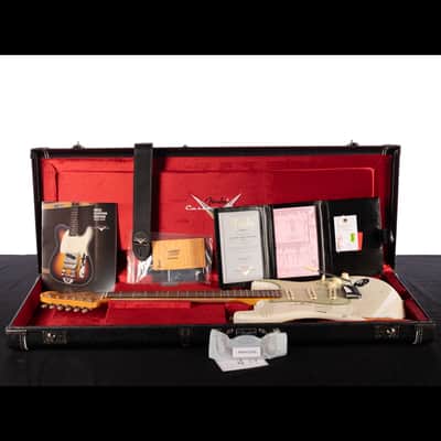 Fender Custom Shop Limited Edition 1964 L-Series Stratocaster Heavy Relic Aged Olympic White (915) image 12