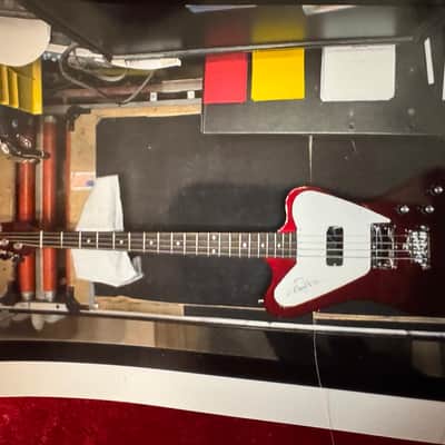 Like NEW 🇺🇸USA Gibson Thunderbird NR  bass guitar - super butter action - Sparkling Burgundy image 13