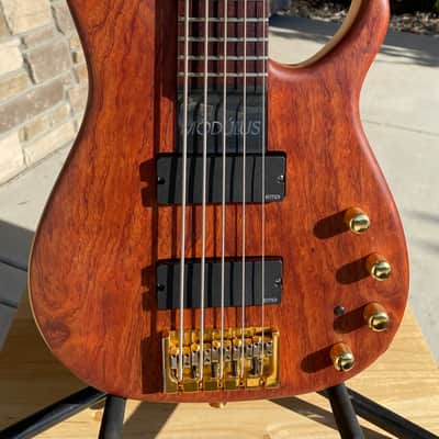 Modulus Graphite Quantum Q5 5-String Bass Guitar, graphite neck image 1