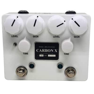 [3-Day DHL Intl Shipping] Browne Amps Carbon X Dual Overdrive (Bluesbreaker) - White Sparkle image 1