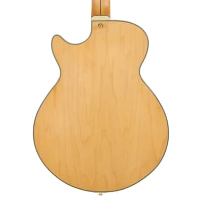 D'Angelico Deluxe SS Baritone w/Stairstep Tailpiece - Satin Honey - B-Stock image 5