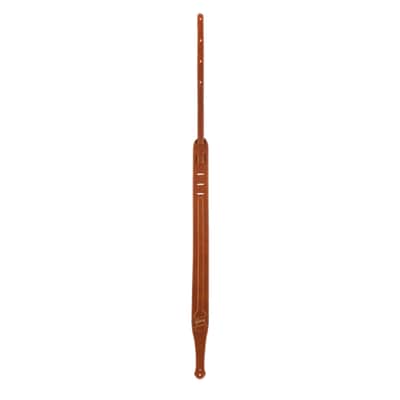 Gibson ASCL-BRN Classic Strap Brown Leather Suede Back - Strap for Guitars image 3