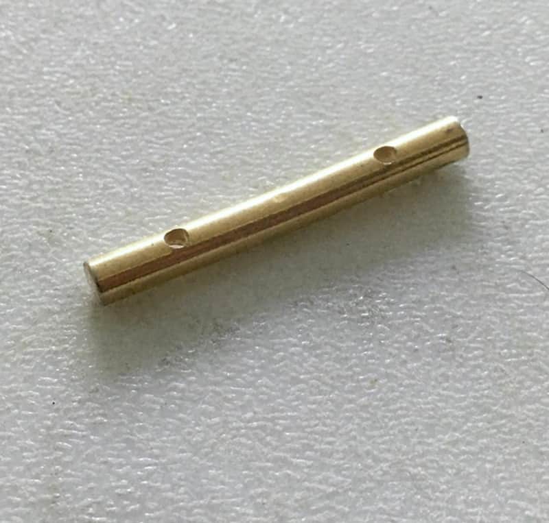 Gold Metal Electric Guitar Bar Nut Metal 48mm Increase Sustain String Retainer image 1
